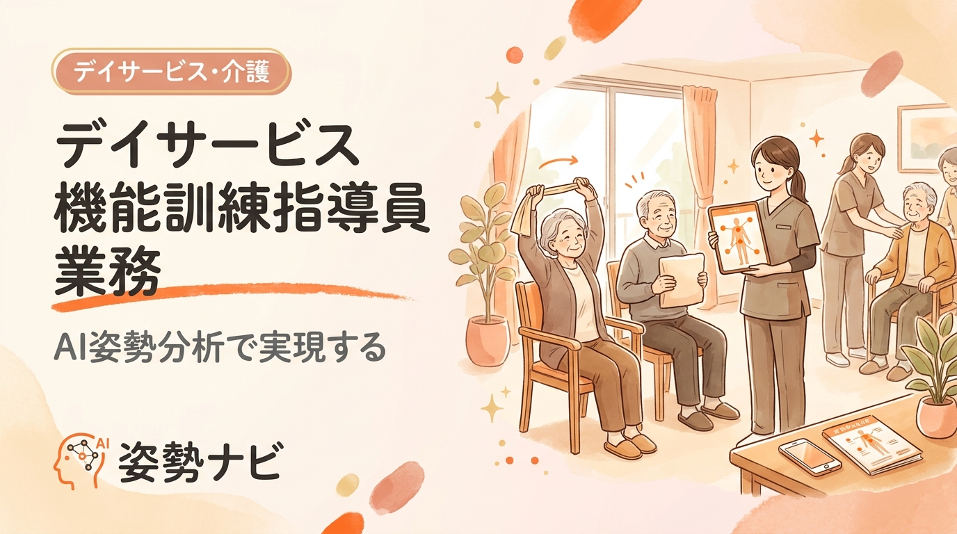 デイサービスの機能訓練指導員の業務とは｜仕事内容・資格・1日の流れを完全解説