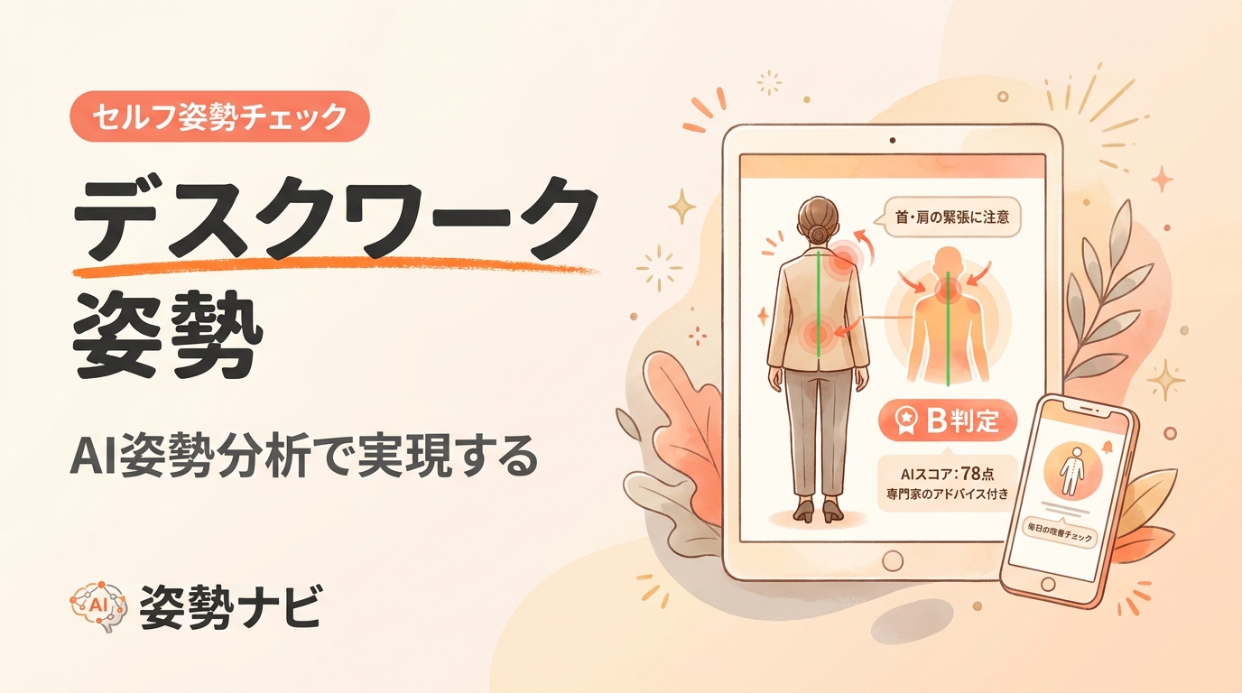 デスクワークの姿勢｜正しい座り方とセルフチェック・改善ストレッチ完全ガイド