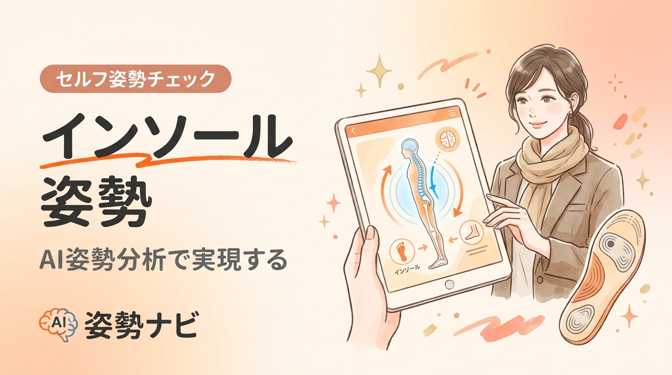 インソールで姿勢は変わる？効果・選び方・限界をプロが徹底解説