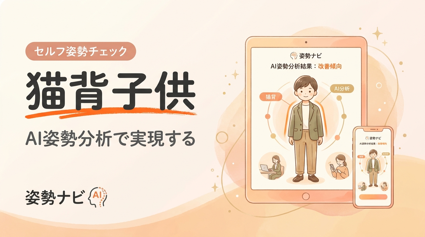 猫背の子供が増えている｜原因・影響・自宅でできる改善ストレッチ完全ガイド