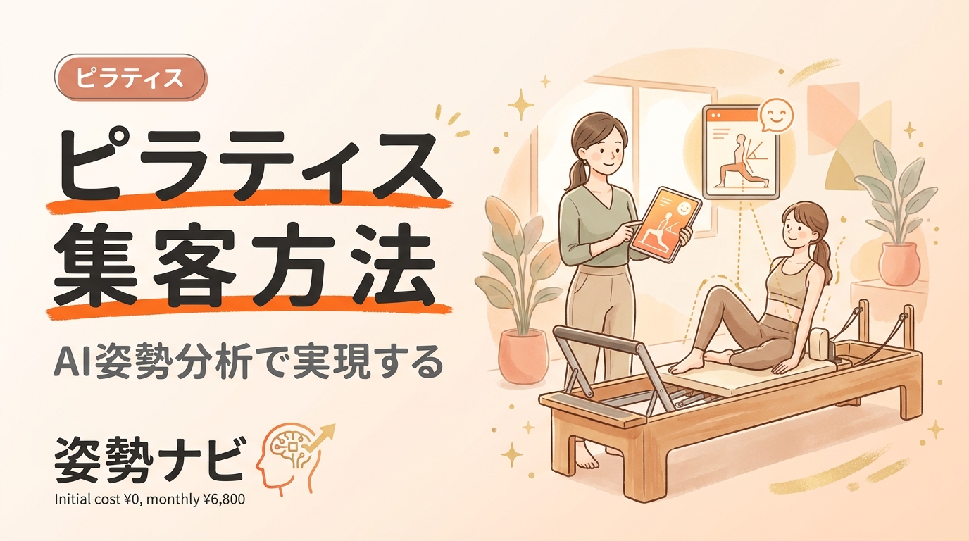 ピラティス 集客 方法 完全ガイド｜体験予約から会員定着まで12施策