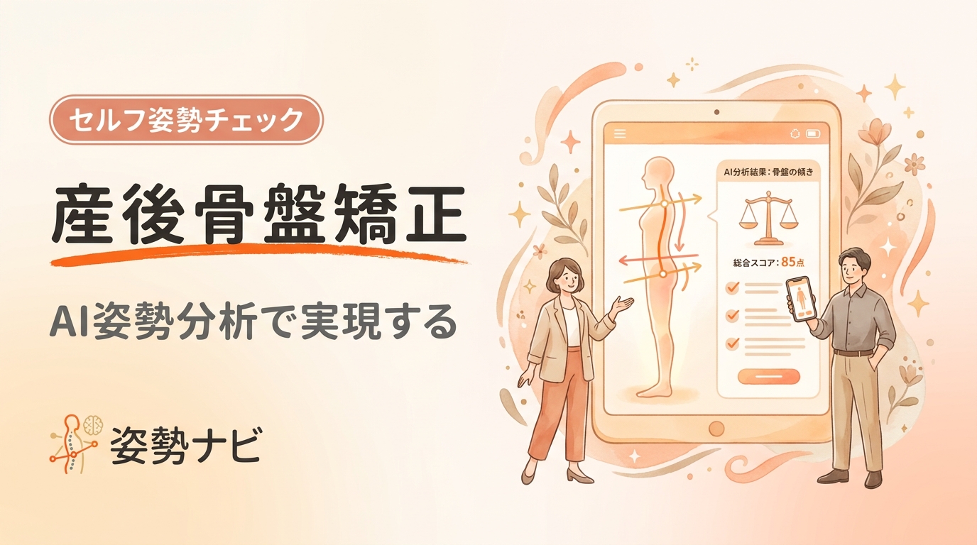 産後 骨盤 矯正｜いつから始める?タイミングと自宅でできる方法を解説
