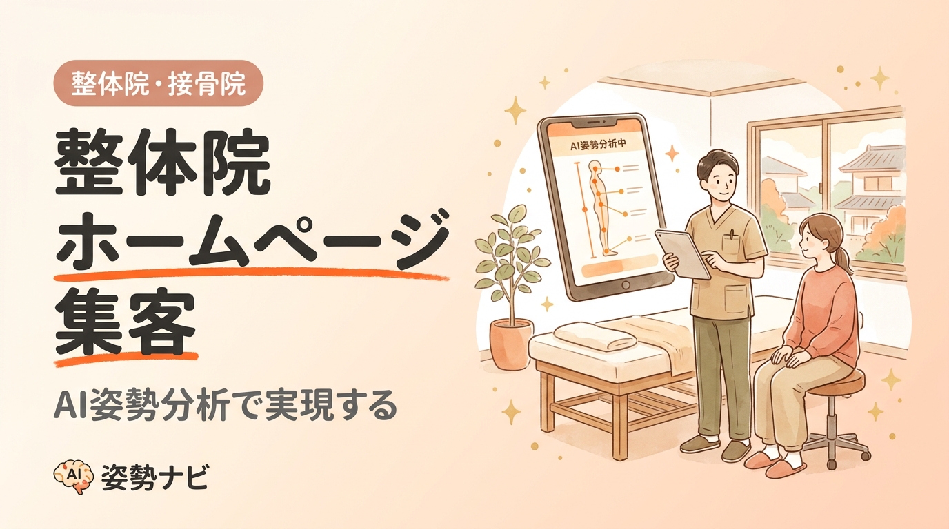 整体院のホームページ集客完全ガイド｜制作・SEO・MEOで予約が増える設計