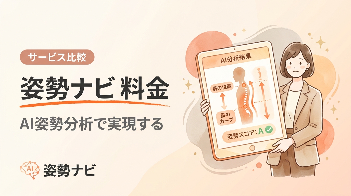 姿勢ナビの料金は？初期費用0円・月額6,800円の全プランと他社比較