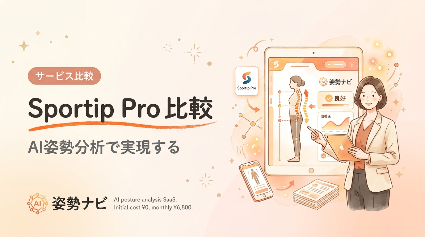 Sportip Pro 比較｜料金・機能・評判と姿勢ナビとの違いを徹底解説